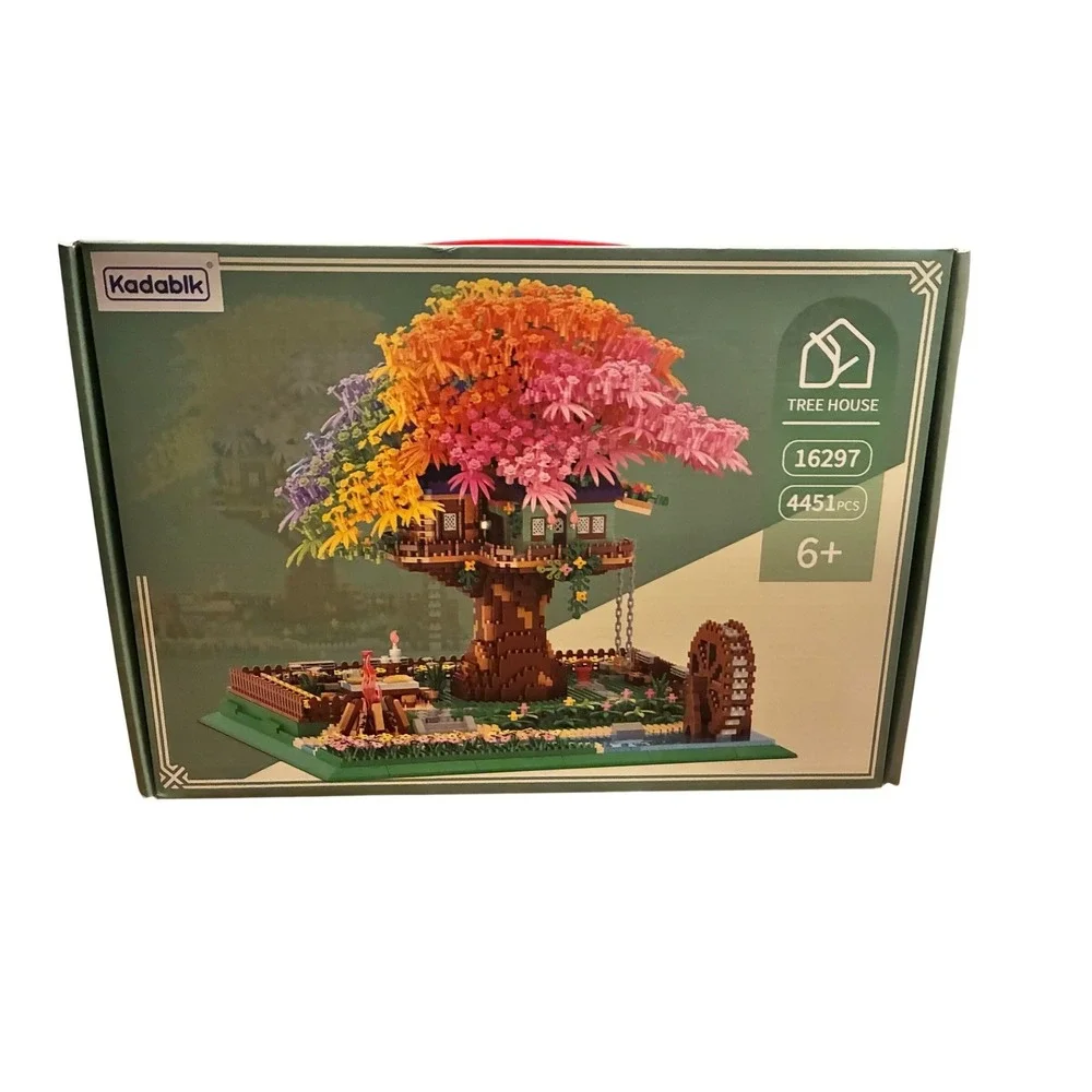 Kadablk Tree House Building Set 16297 4451 Pieces Large Architecture Model Kit